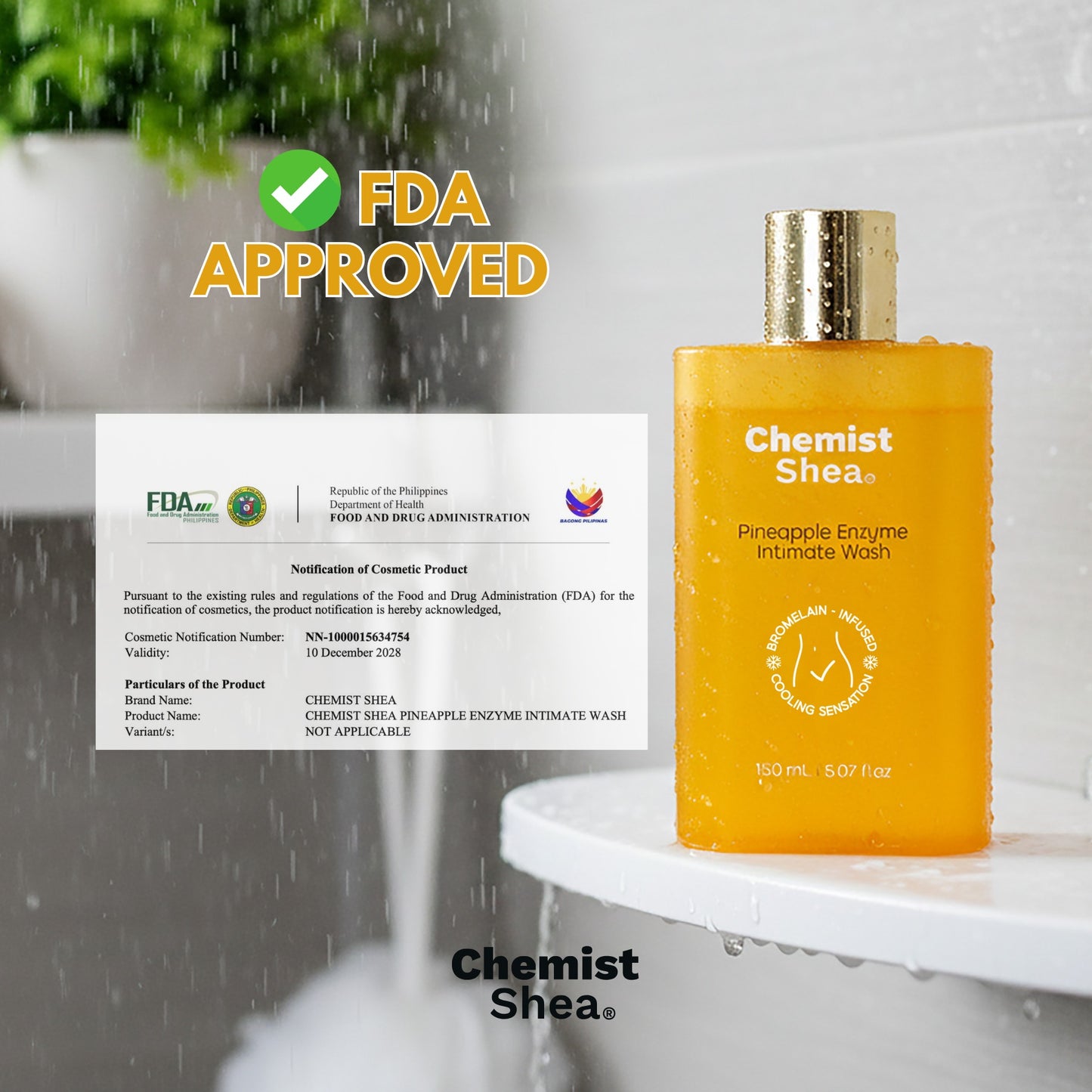 Chemist Shea Pineapple Enzyme Intimate Wash