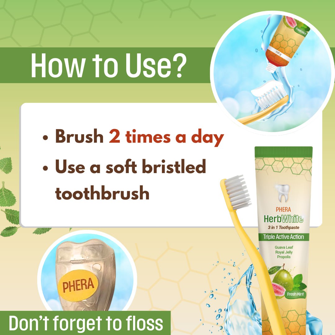 Phera HerbWhite Toothpaste