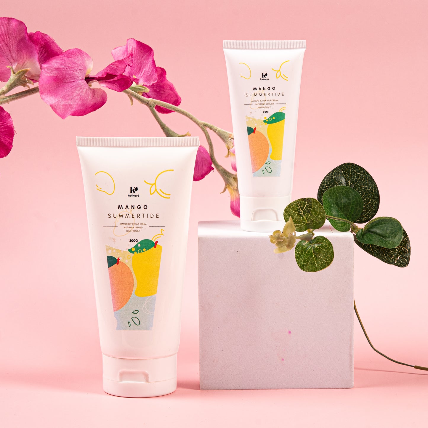 Katharē Mango Summertide Anti-Frizz & Curl-Defining Hair Cream