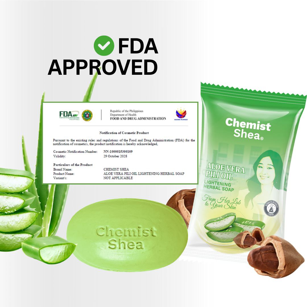 Chemist Shea Aloe Vera Pili Oil Herbal Lightening Soap