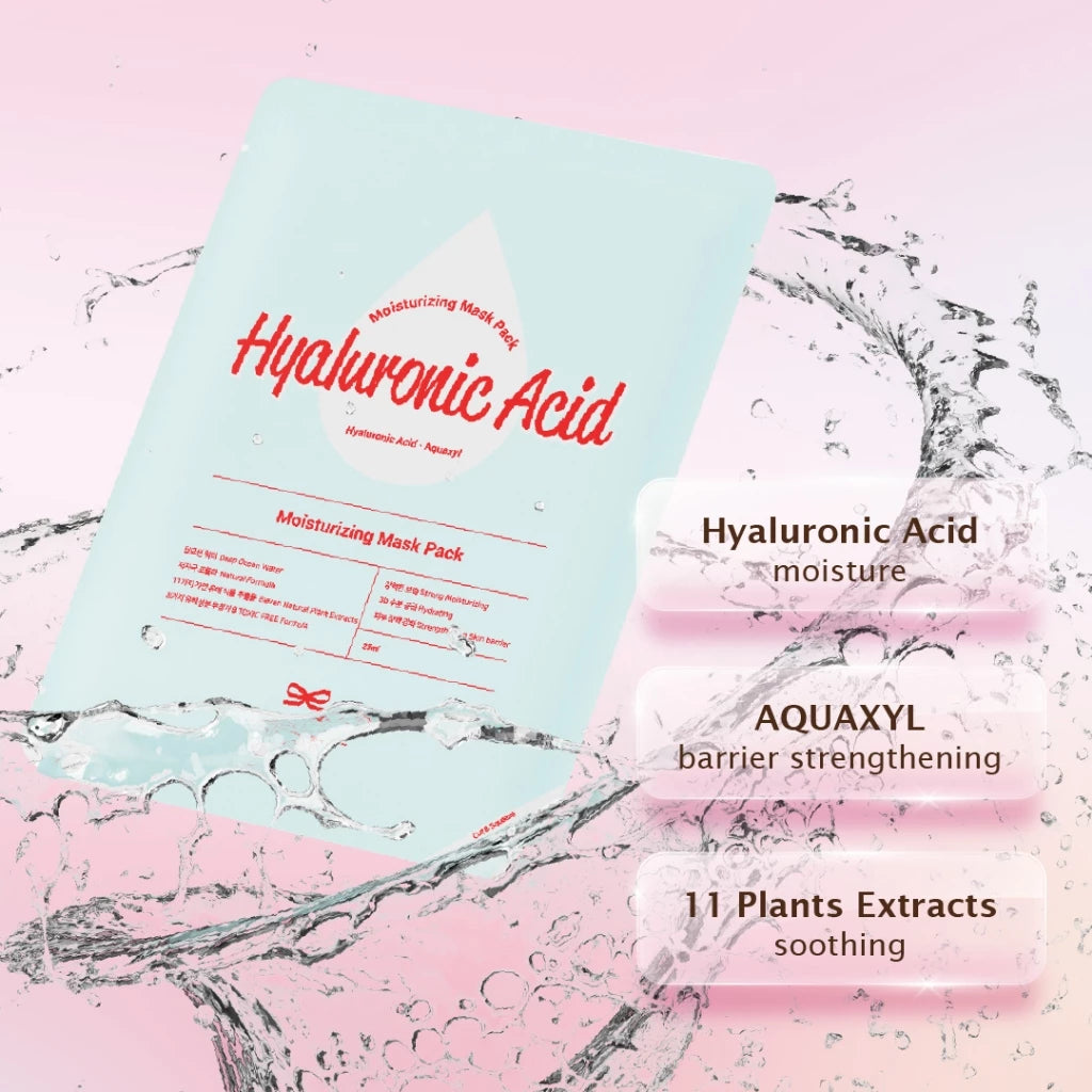 Rivecowe Hyaluronic Acid Moisturizing Mask Pack