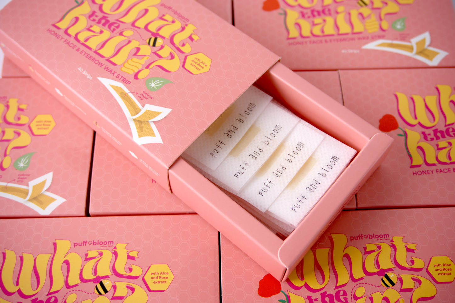 What the Hair Honey Face & Eyebrow Wax Strip