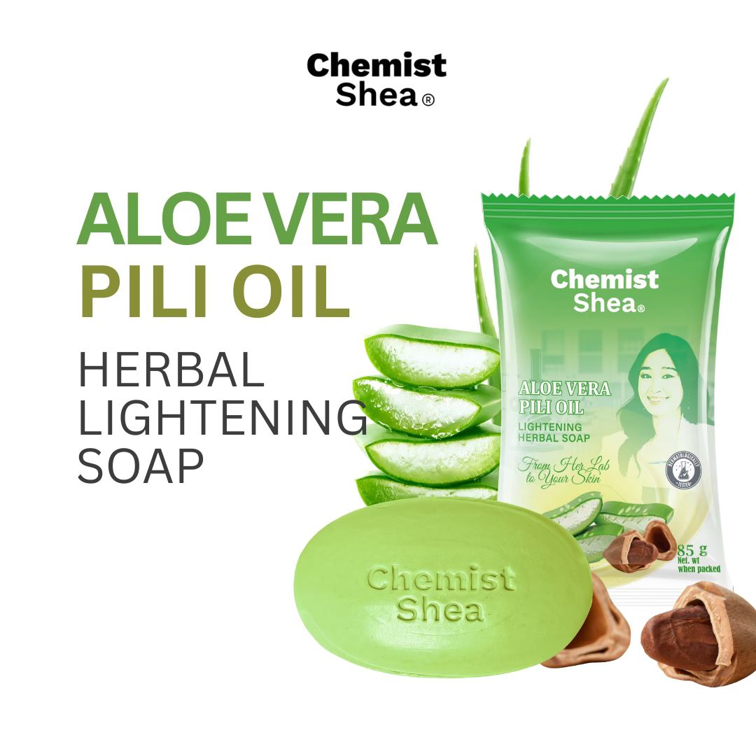 Chemist Shea Aloe Vera Pili Oil Herbal Lightening Soap