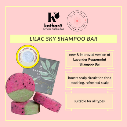 Lilac Sky Artisan Shampoo Bar