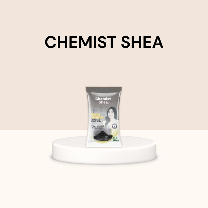 Chemist Shea Charcoal Sulfur Herbal Lightening Soap