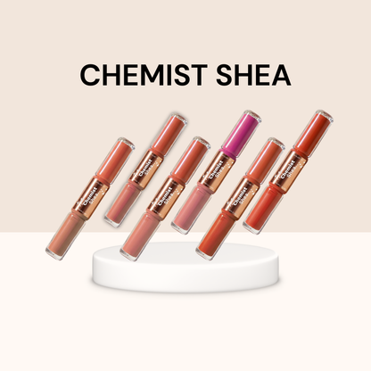 Chemist Shea Double Touch Matte+Glaze Lippies