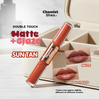 Chemist Shea Double Touch Matte+Glaze Lippies