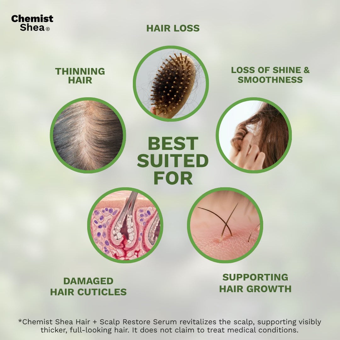 Chemist Shea Hair + Scalp Restore Serum