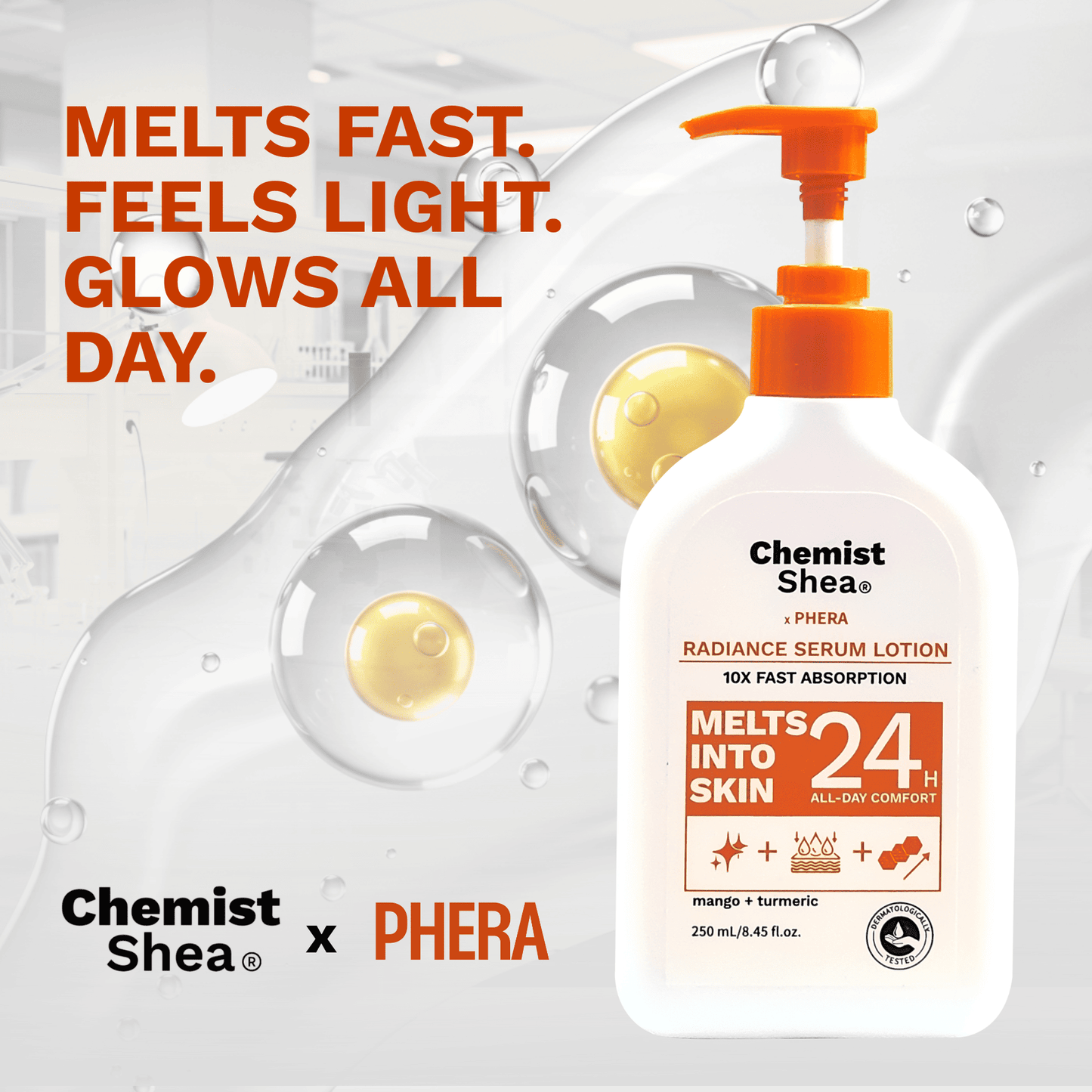 Chemist Shea x Phera Radiance Serum Lotion