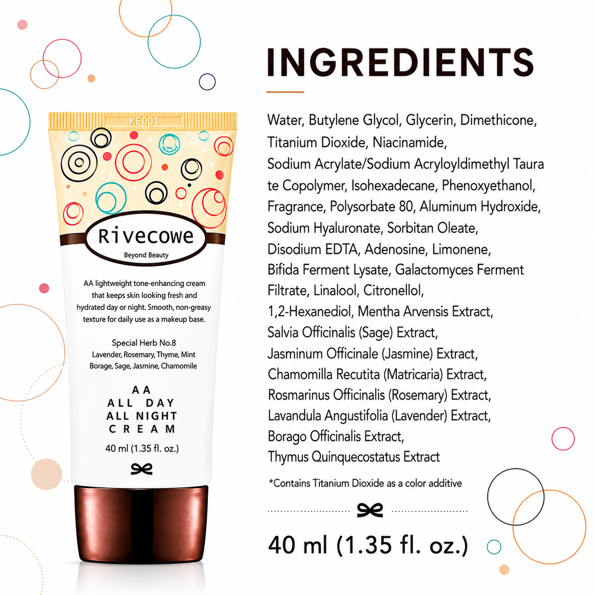 Rivecowe All-Day All-Night AA Cream