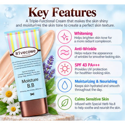 Rivecowe Pore-Refining BB Cream with SPF 43