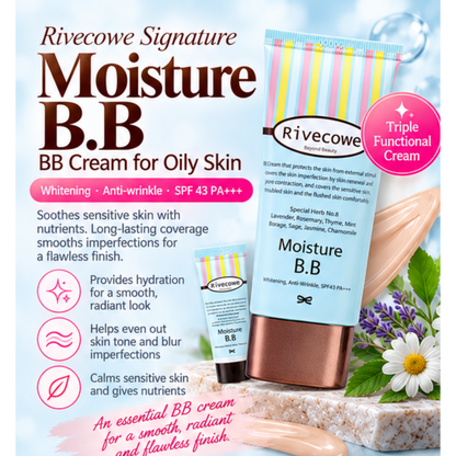 Rivecowe Pore-Refining BB Cream with SPF 43