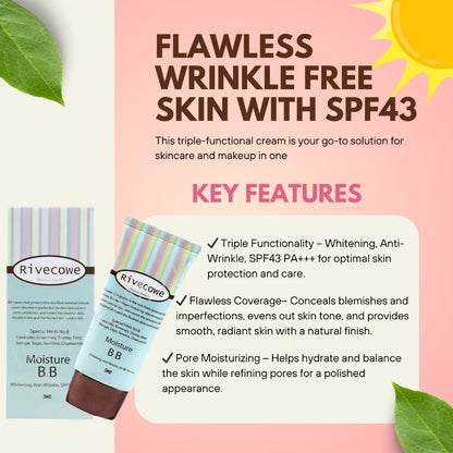 Rivecowe Pore-Refining BB Cream with SPF 43