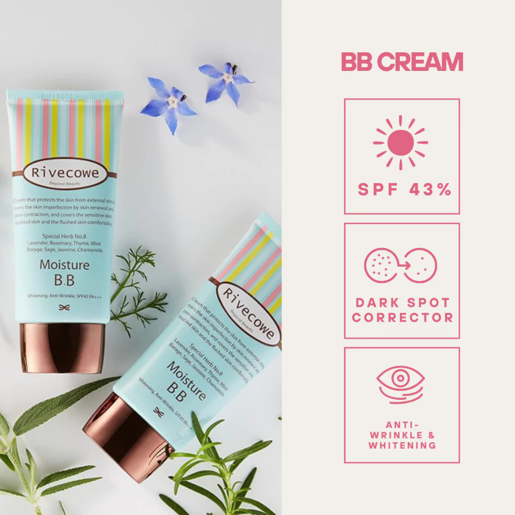 Rivecowe Pore-Refining BB Cream with SPF 43