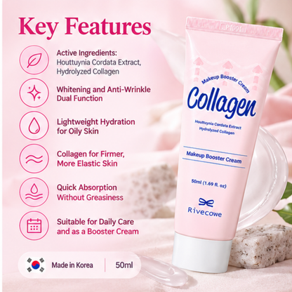 Rivecowe Collagen Tone-Up Booster Cream