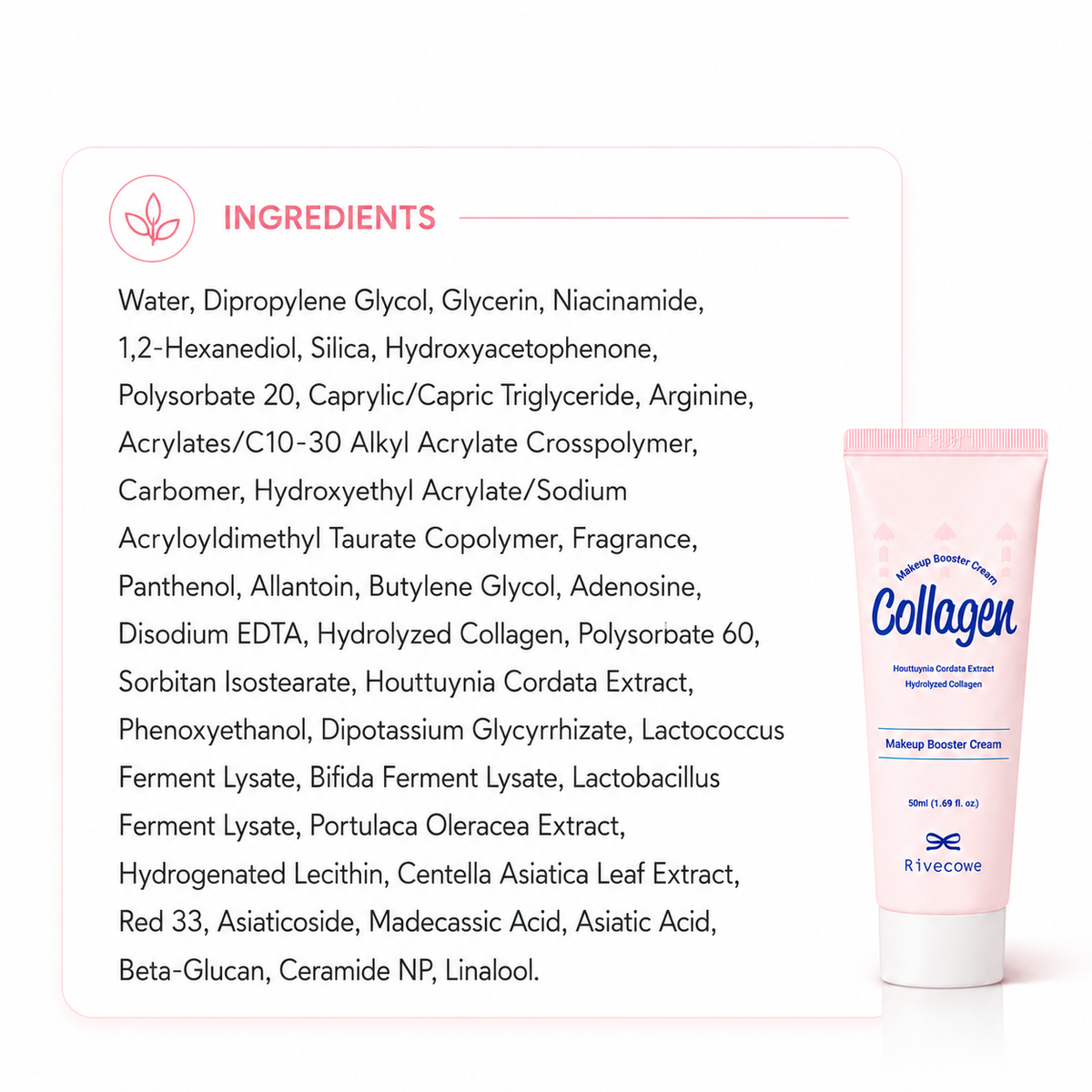 Rivecowe Collagen Tone-Up Booster Cream