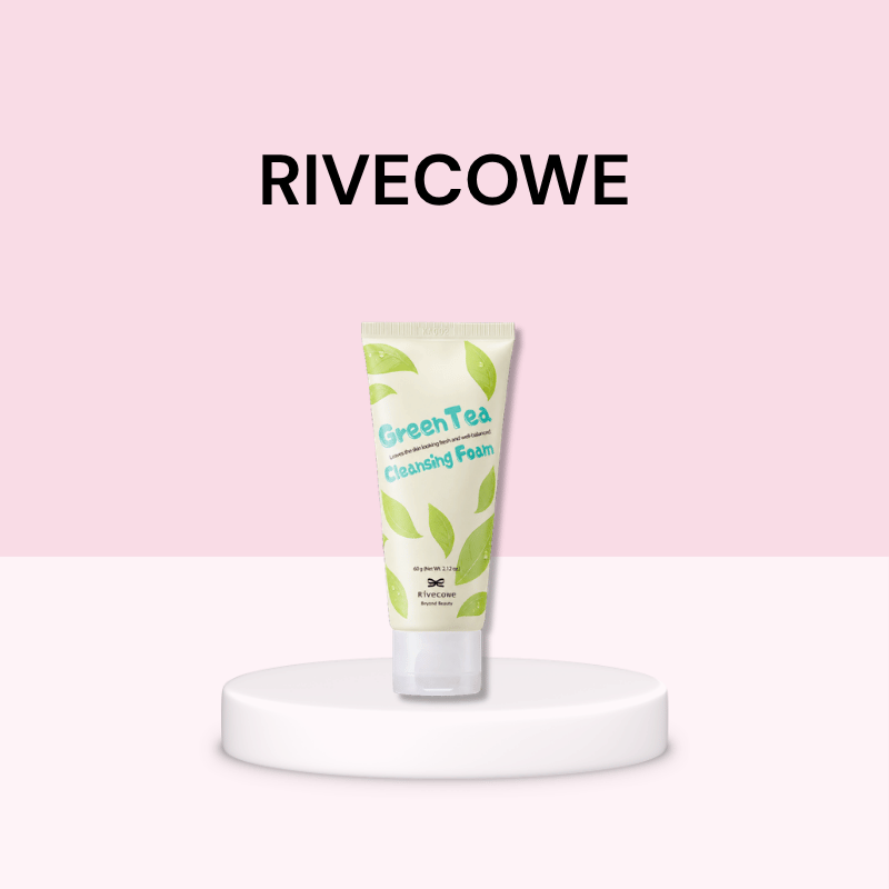Rivecowe Green Tea Cleansing Foam