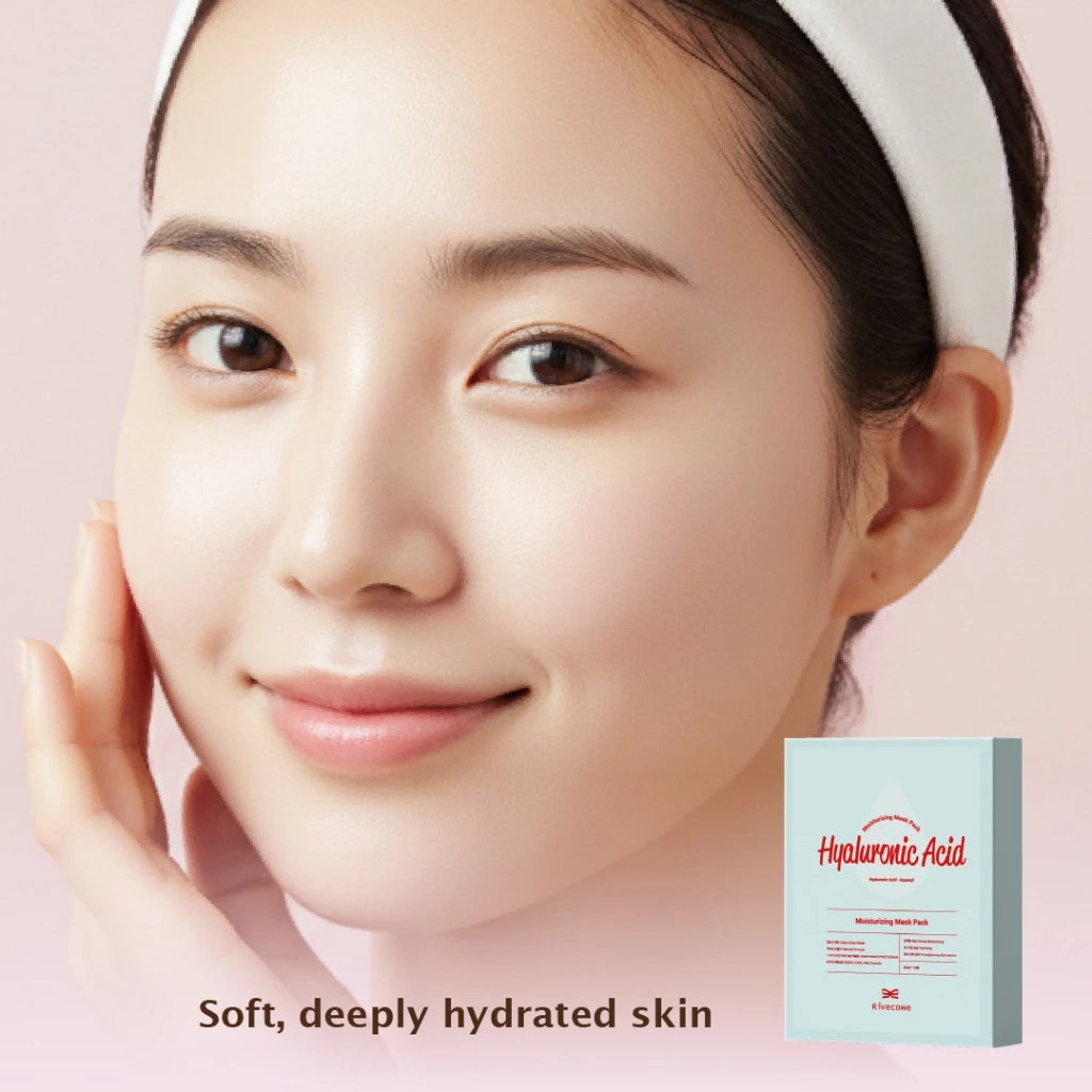 Rivecowe Hyaluronic Acid Moisturizing Mask Pack