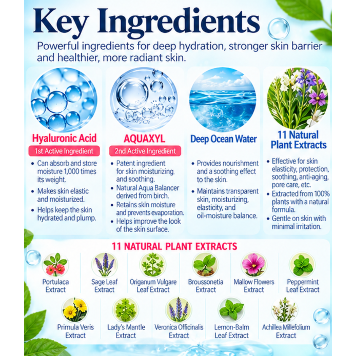 Rivecowe Hyaluronic Acid Moisturizing Mask Pack