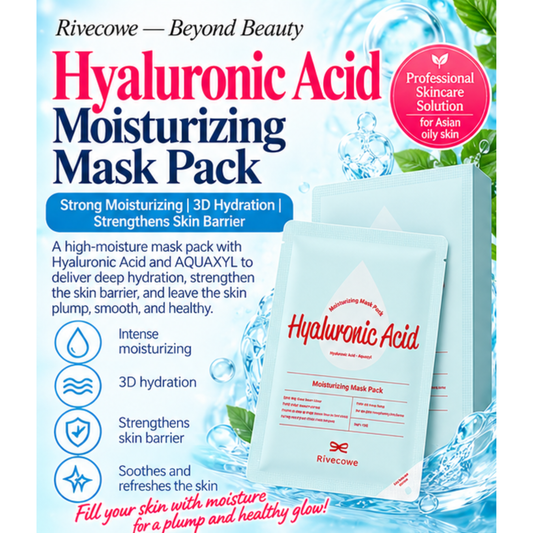 Rivecowe Hyaluronic Acid Moisturizing Mask Pack