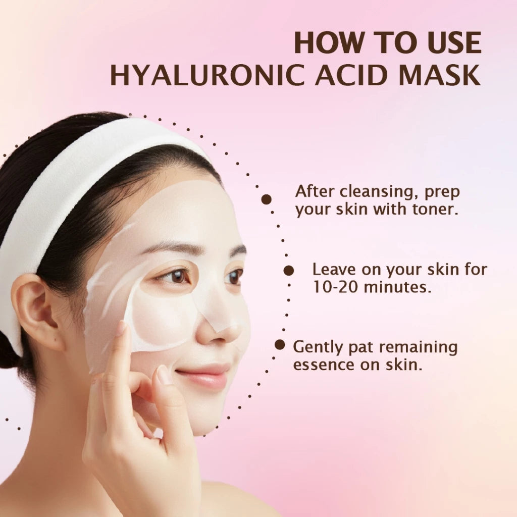 Rivecowe Hyaluronic Acid Moisturizing Mask Pack