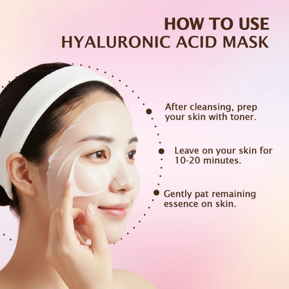 Rivecowe Hyaluronic Acid Moisturizing Mask Pack