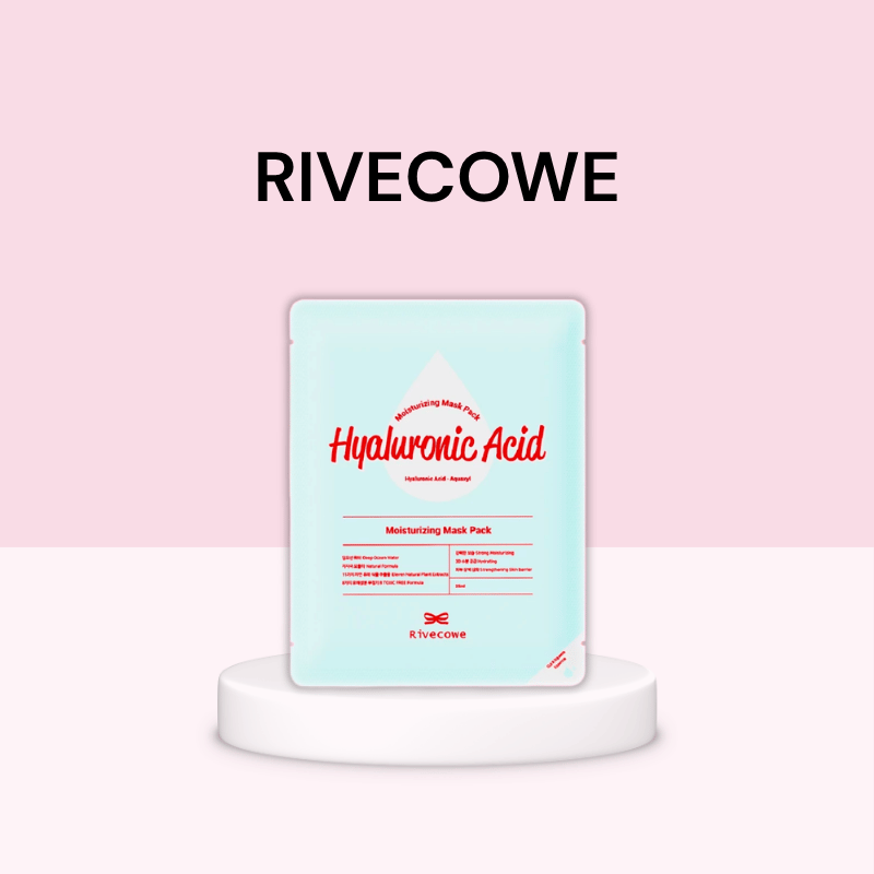Rivecowe Hyaluronic Acid Moisturizing Mask Pack