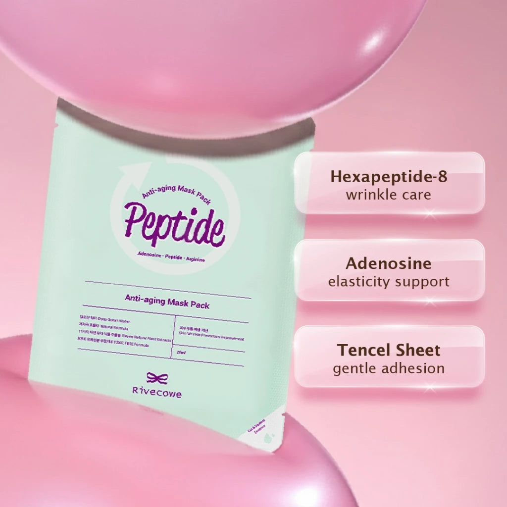 Rivecowe Peptide Anti-Aging Mask Pack