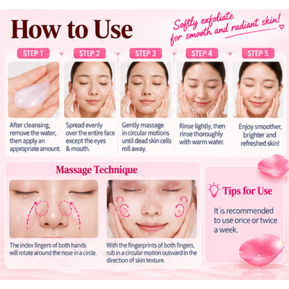 Rivecowe Rose Water Peeling Gel