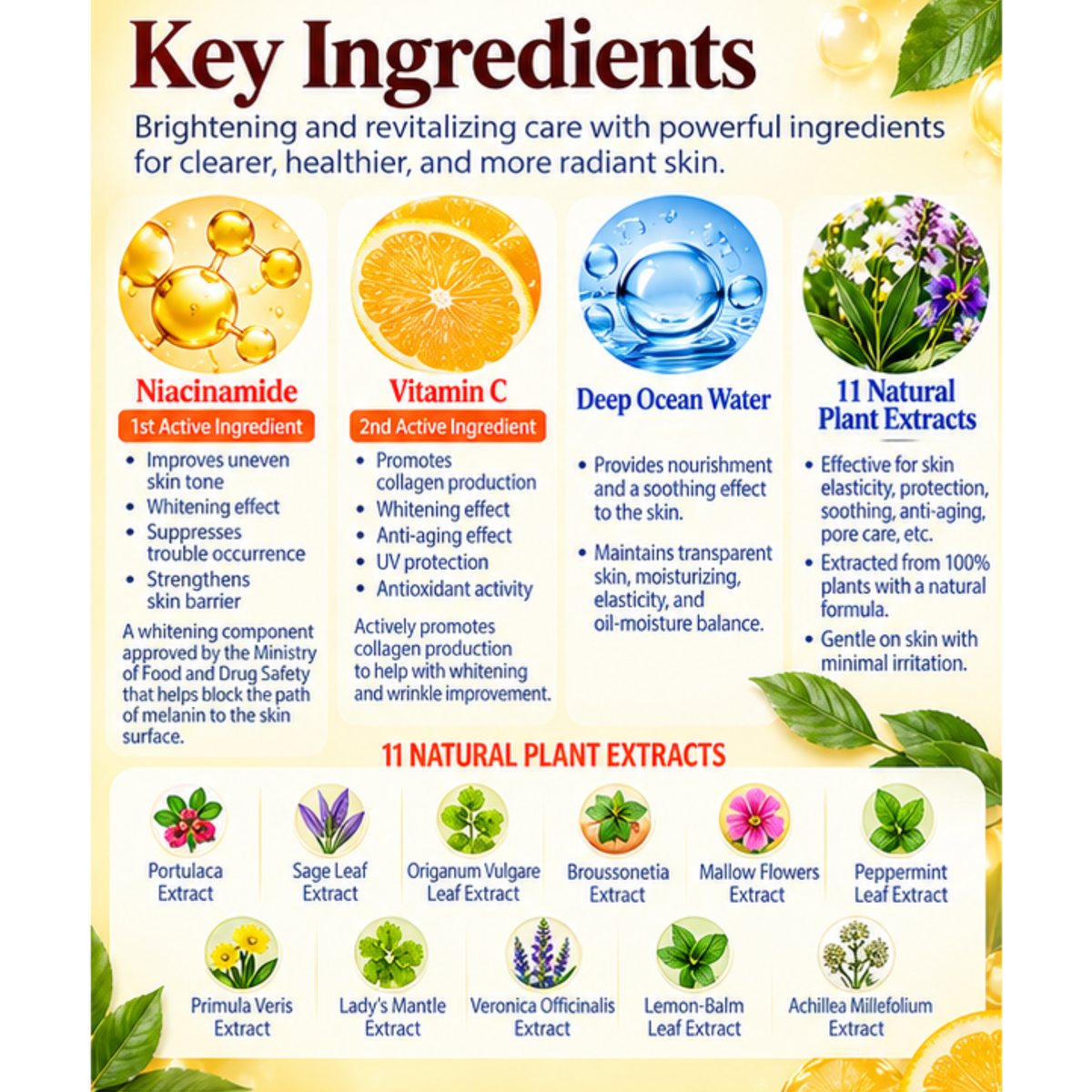 Rivecowe Vitamin C Whitening Mask Pack