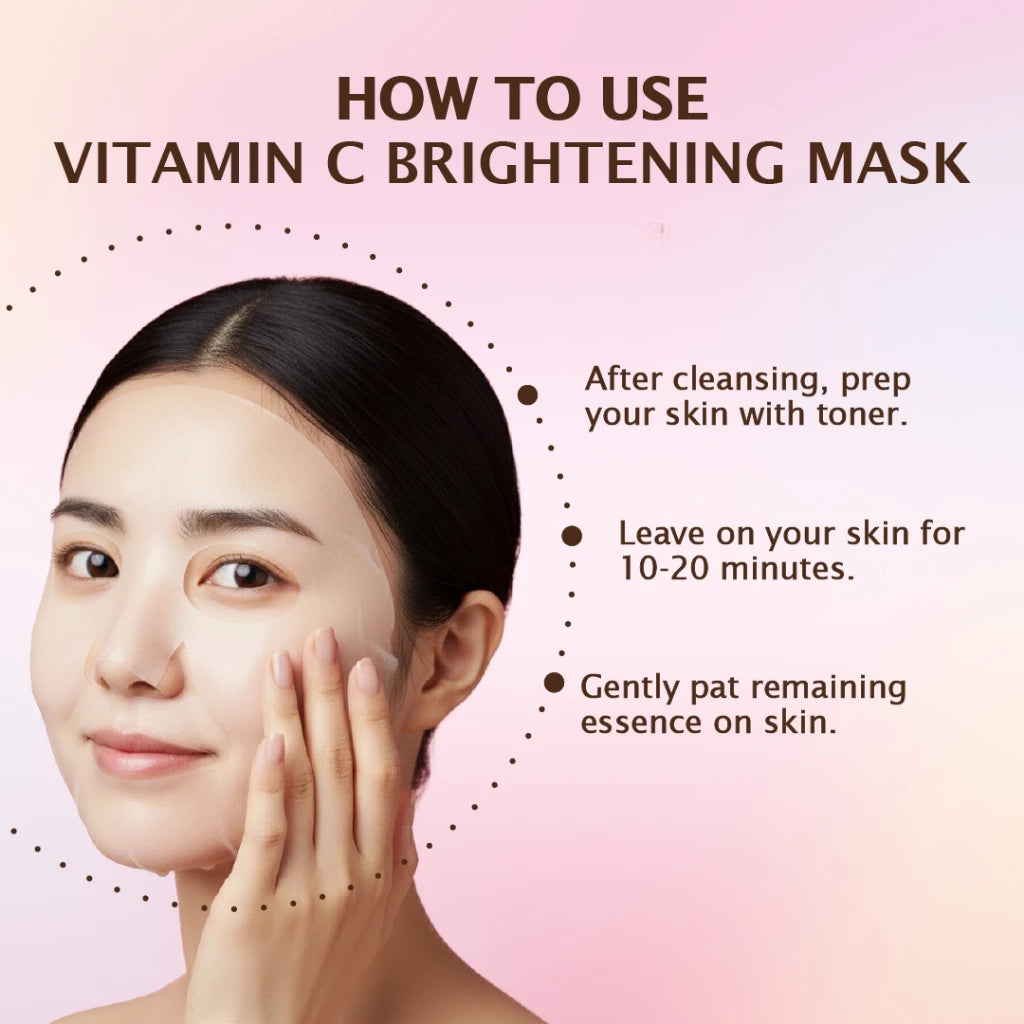 Rivecowe Vitamin C Whitening Mask Pack