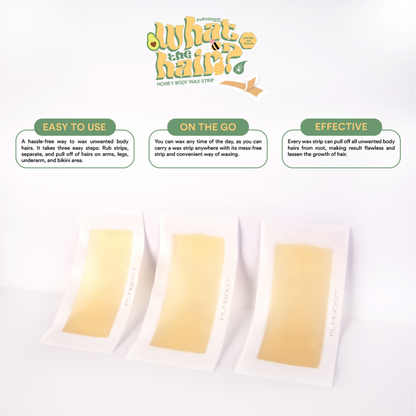 What the Hair Honey Body Wax Strips